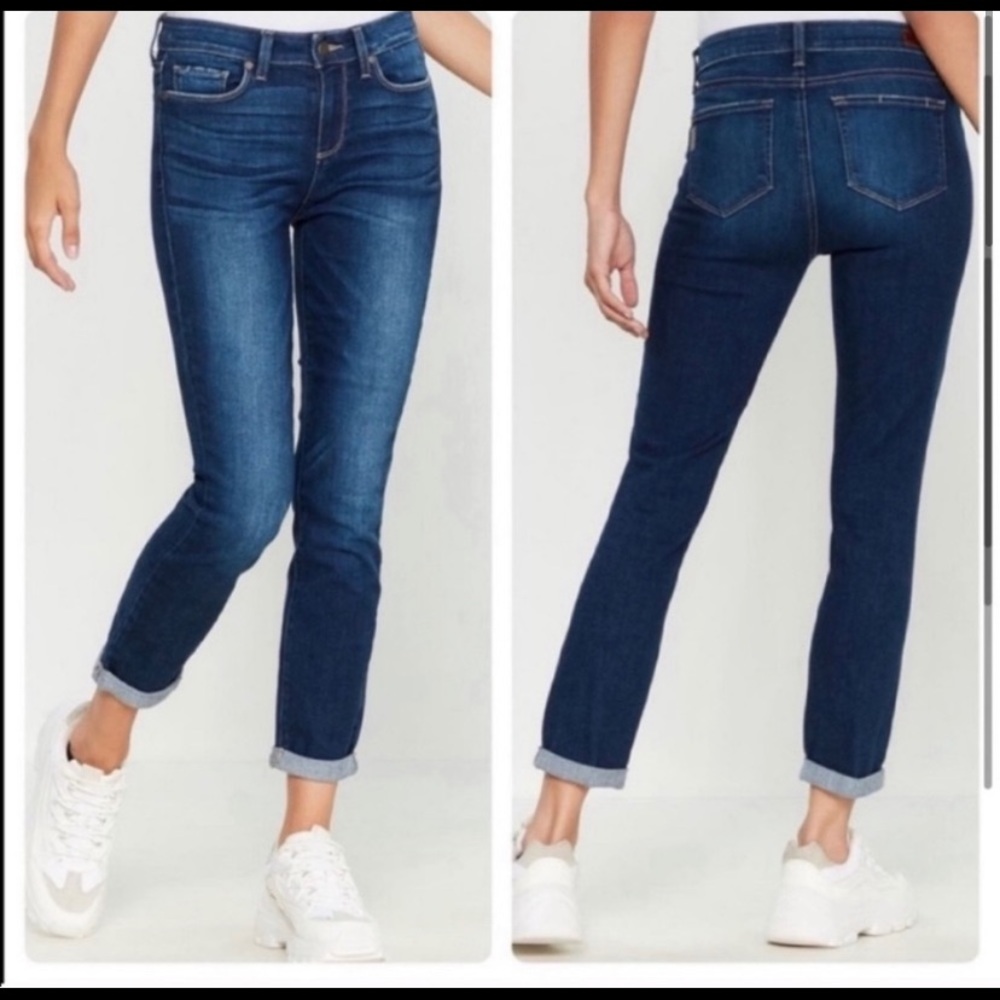PAIGE Jeans Kylie Crop Dark Wash